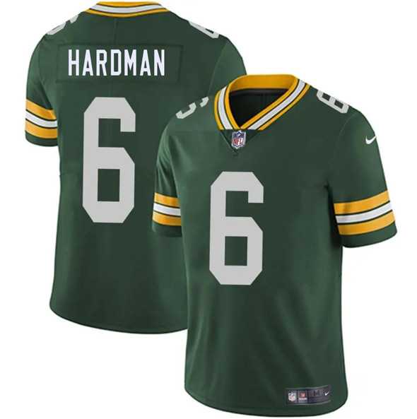 Men & Women & Youth Green Bay Packers #6 Mecole Hardman Green 2025 Vapor Untouchable Limited Stitched Jersey->green bay packers->NFL Jersey